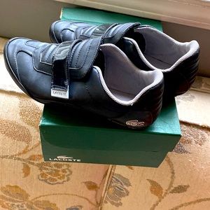 * * S O L D * * LACOSTE Black shoes size 6